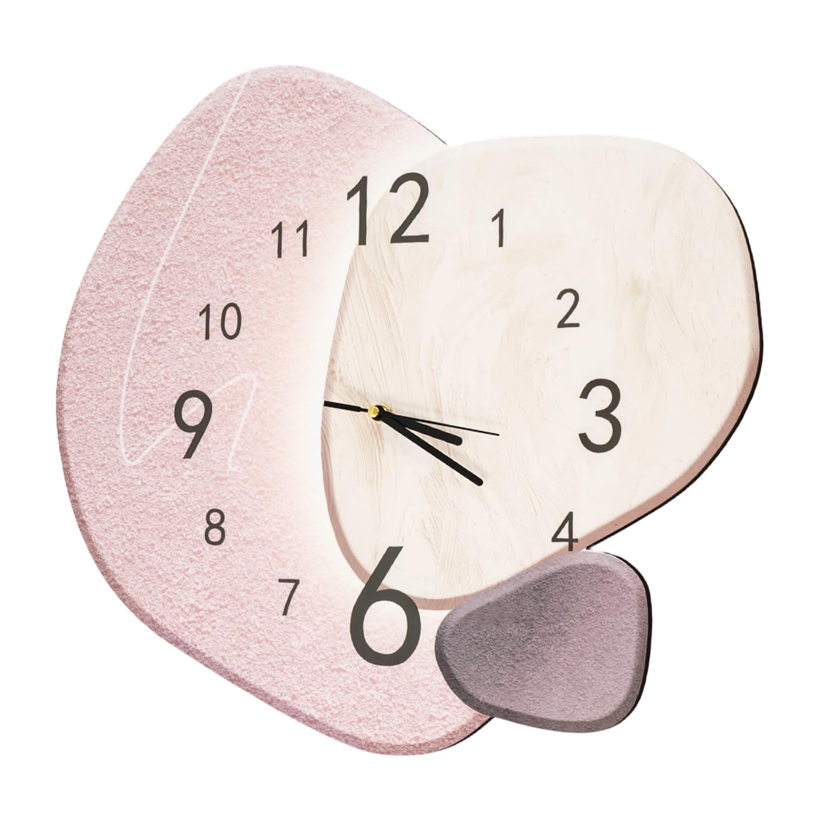 Horloge murale avec chiffres arabes lisibles et aiguilles