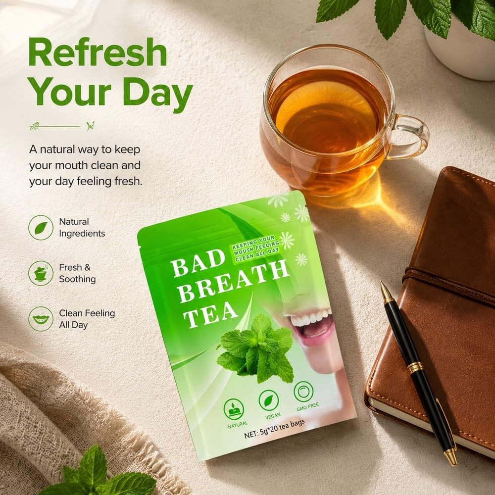 Organiczna herbata miętowa Fresh Breath z miętą i miętą Naturalna