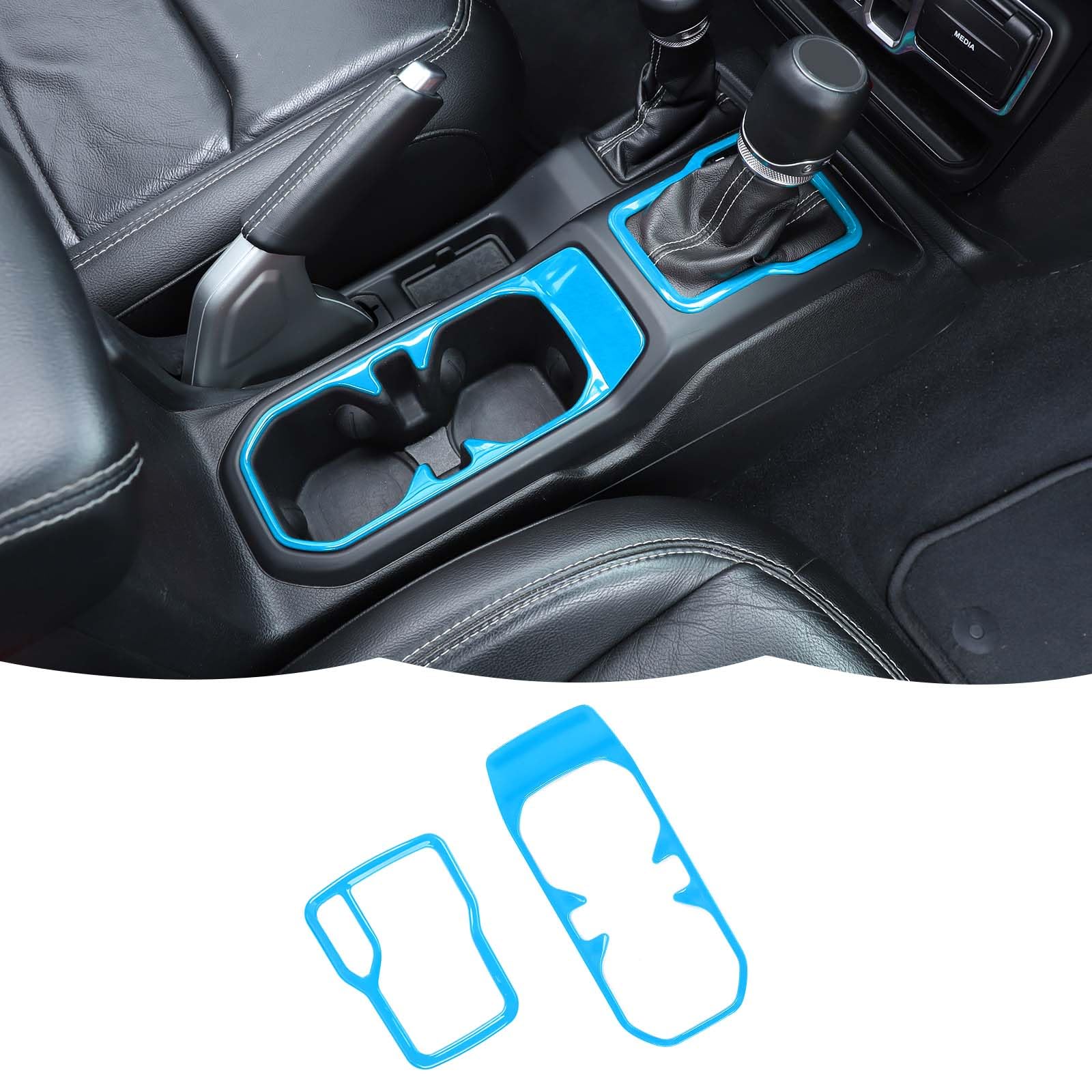 Amazon.com: RT-TCZ Cup Holder Trim Cover Gear Shift Cover Center