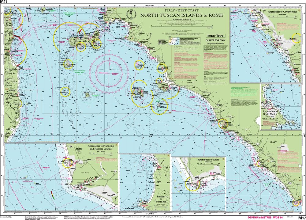 M17 North Tuscan Islands to Rome: Italy West Coast (M Series)