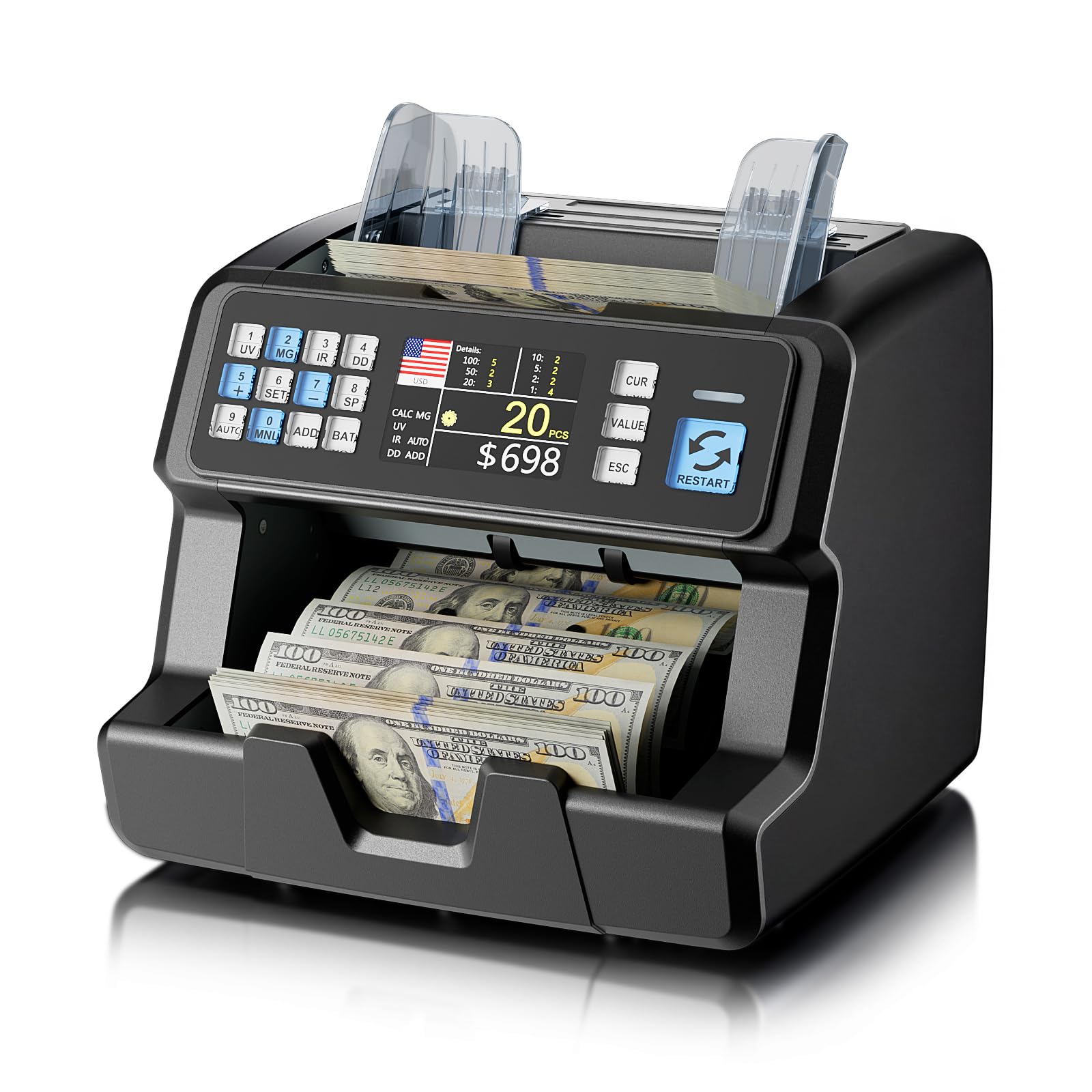 Photo 1 of Aneken Money Counter Black 1500 Notes/Min