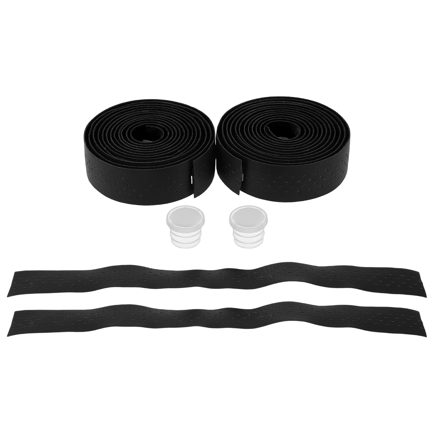 Bicycle Handlebar Tape Non-Slip | Bicycle Handlebar Grip Tape Black 1 Pair