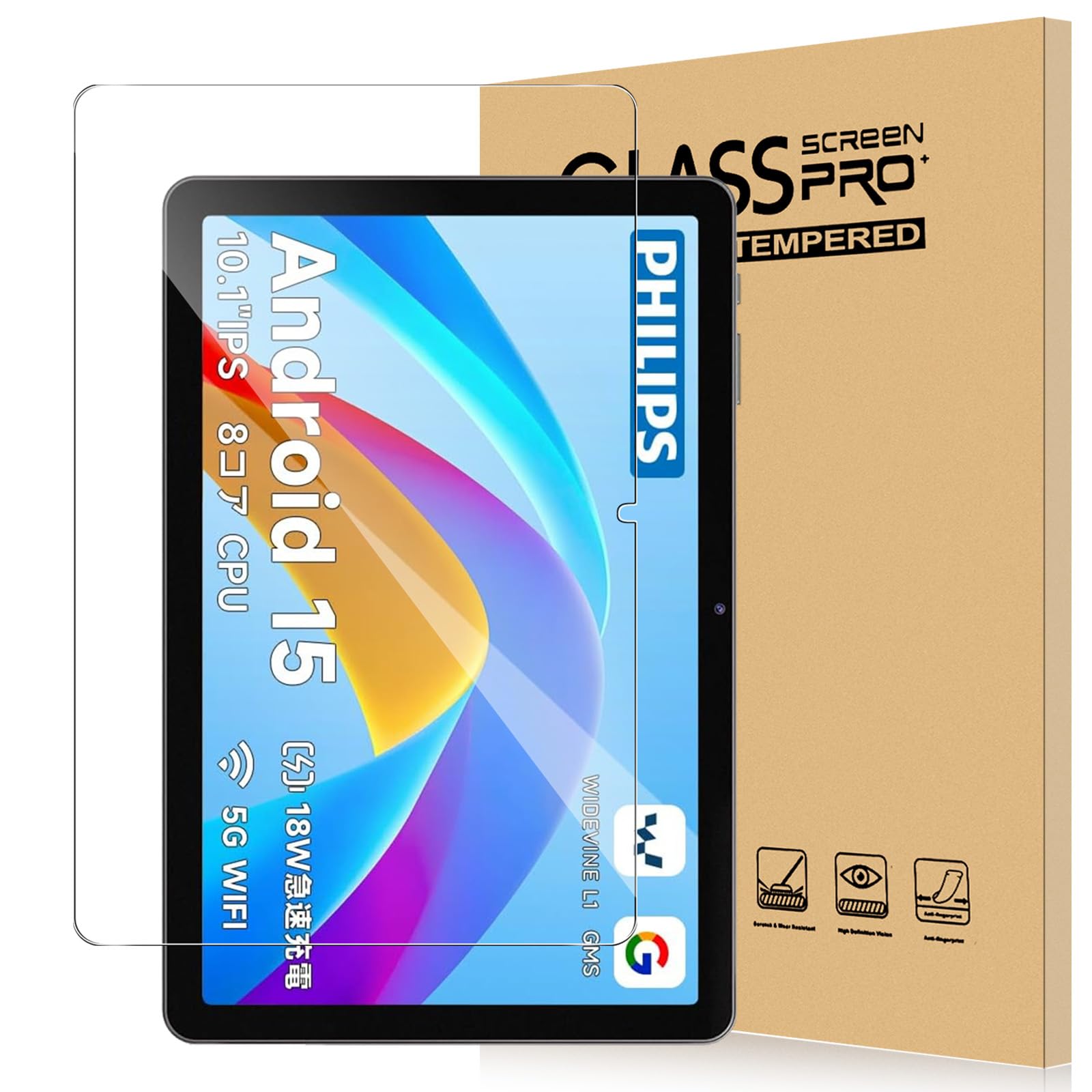 Amazon.co.jp: For PHILIPS タブレット 10インチ フィルム 対応