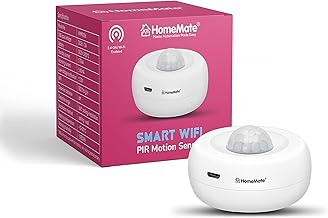 HomeMate No Hub Required, Works with IFTTT WiFi Smart Motion Sensor, 45x 45 x 48mm