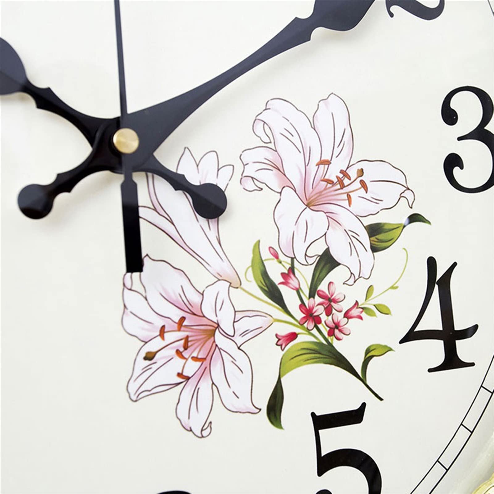 Décorative Horloge de Style européen Salon Chambre rétro décoration créative Horloge Grande Horloge Simple et silencieuse pour Bureau Chambre Table