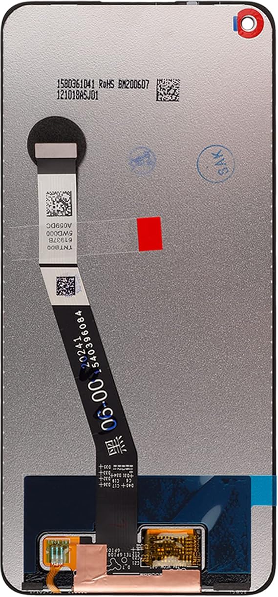 LCD Display Replacement Compatible with Redmi Note 9(Black Without Frame Touch Screen Digitizer Assembly with Repair Tools