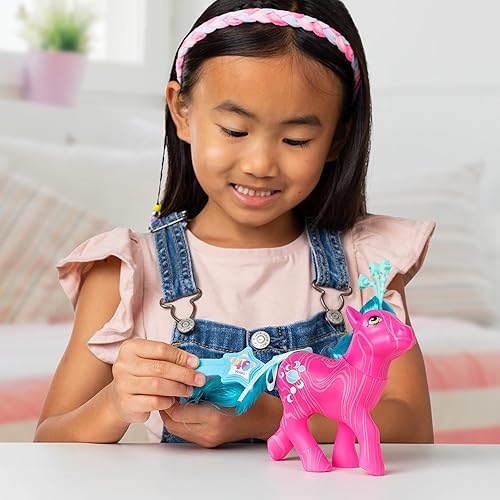 Miniatura 3 de My Little Pony Classics - Celestial Ponies - Aurora - Figura coleccionable retro de 4 pulgadas, ideal para niños, niños pequeños, adultos, niñas y