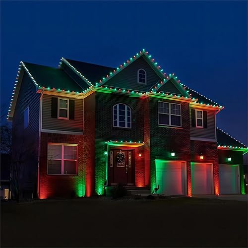Miniatura 7 de Meconard Bombillas LED C7 de repuesto de Navidad, bombillas LED inastillables C7 para luces de Navidad para interiores y exteriores, base de