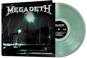 Megadeth Rust In Peace Vinyl - Unplugged In Boston - Coke Bottle Green