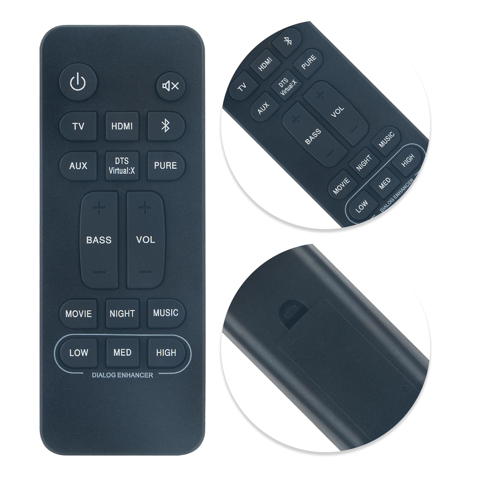 Amazon | ALLIMITY ダイヨウリモコン RC-1236 fit for Denon Soundbar