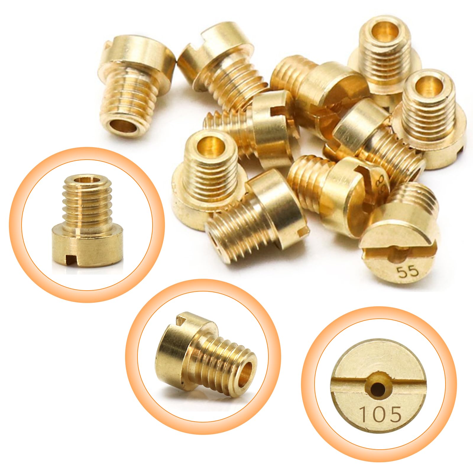Sproeier voor BVF carburateur 83 - Hoofdsproeier - HD - M5