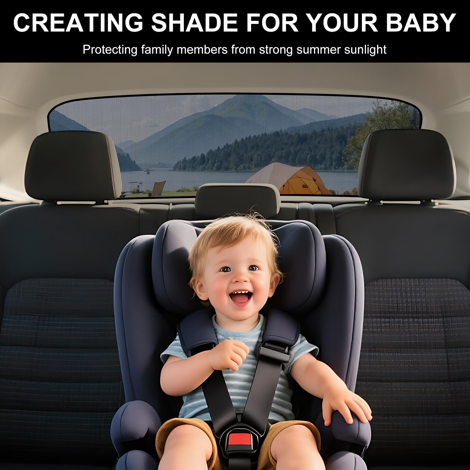 ZATOOTO Tendine Auto Oscuranti Posteriori Touran 2016-2024, Protezione Solare, Anti - UV, per Bambini, Pieghevole