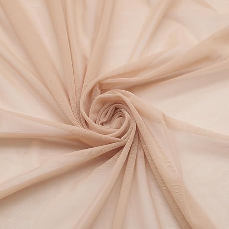 Nude Mesh Fabric: 60-Inch Wide 4-Way Stretch