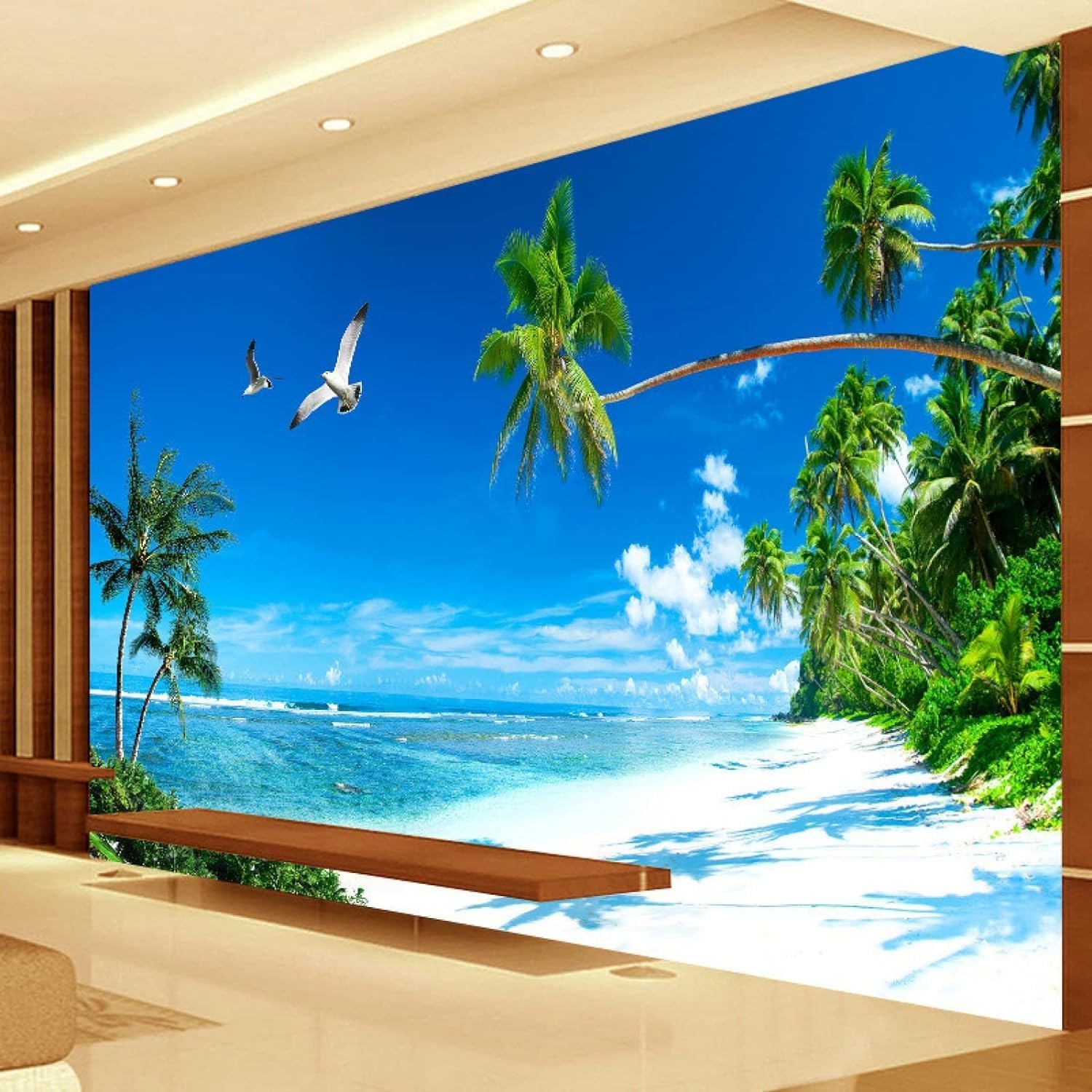 Peinture Photo 3D Papier Mural premium au rendu artistique pour salon élégant