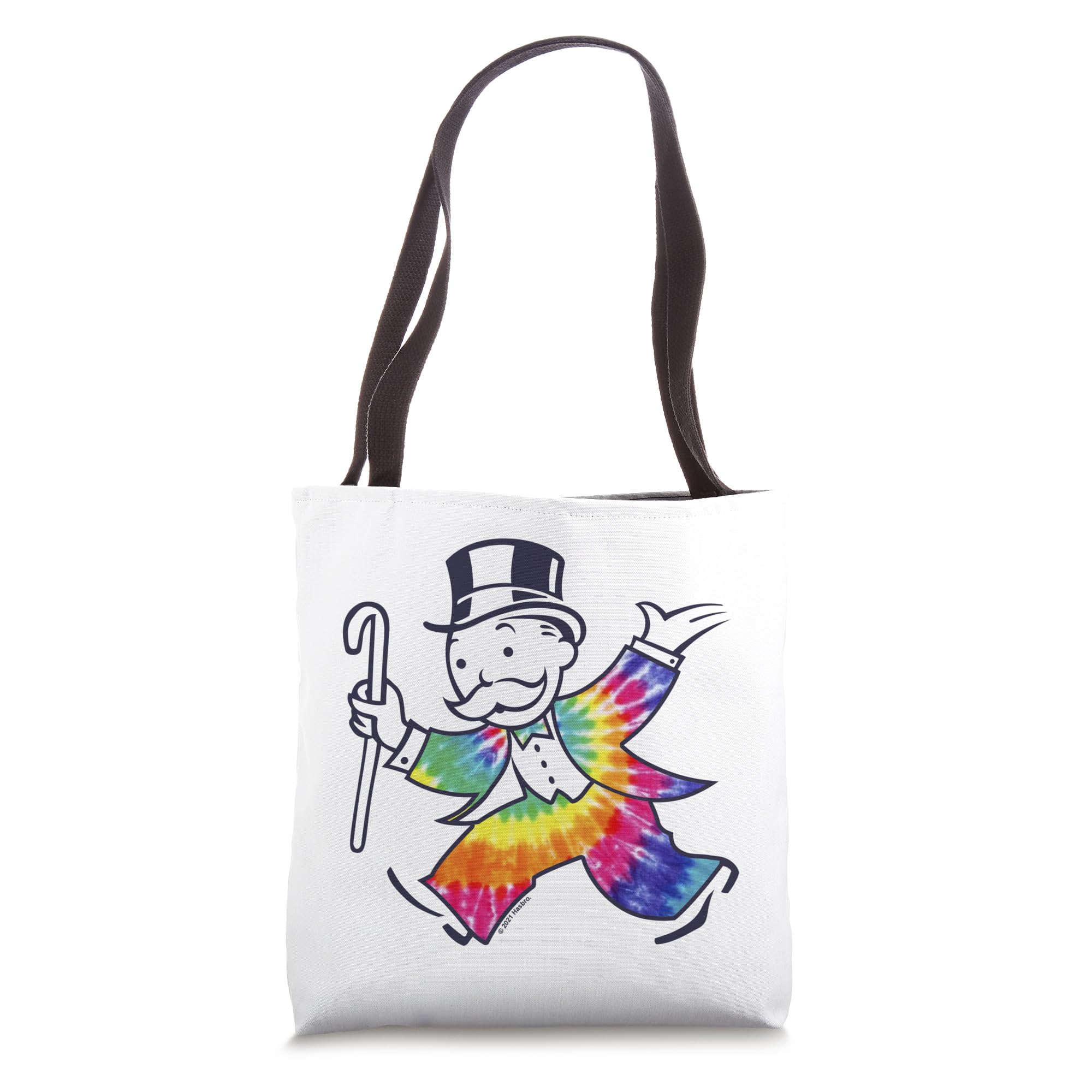 Hasbro Monopoly Tie Dye Mr. Moneybags Tote Bag