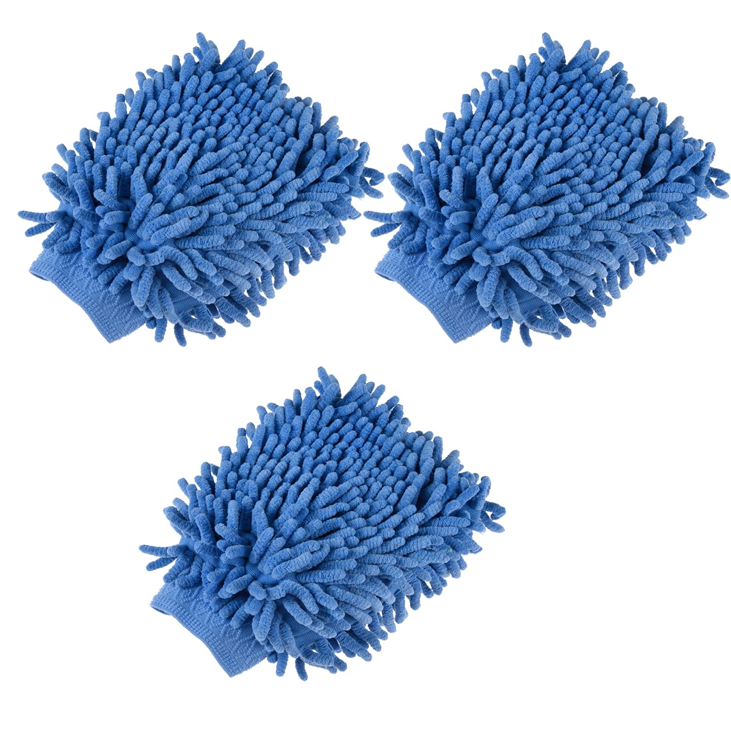 Kuber Industries Gloves | Microfiber Cleaning Gloves | Chenille Mitts for Kitchen | 50 GSM Hand Duster for Kitchen | Hand Gloves For Car | Duster for Glass | Pack of 5 | Blue (B0CH538Q5R) Amazon Price History, Amazon Price Tracker