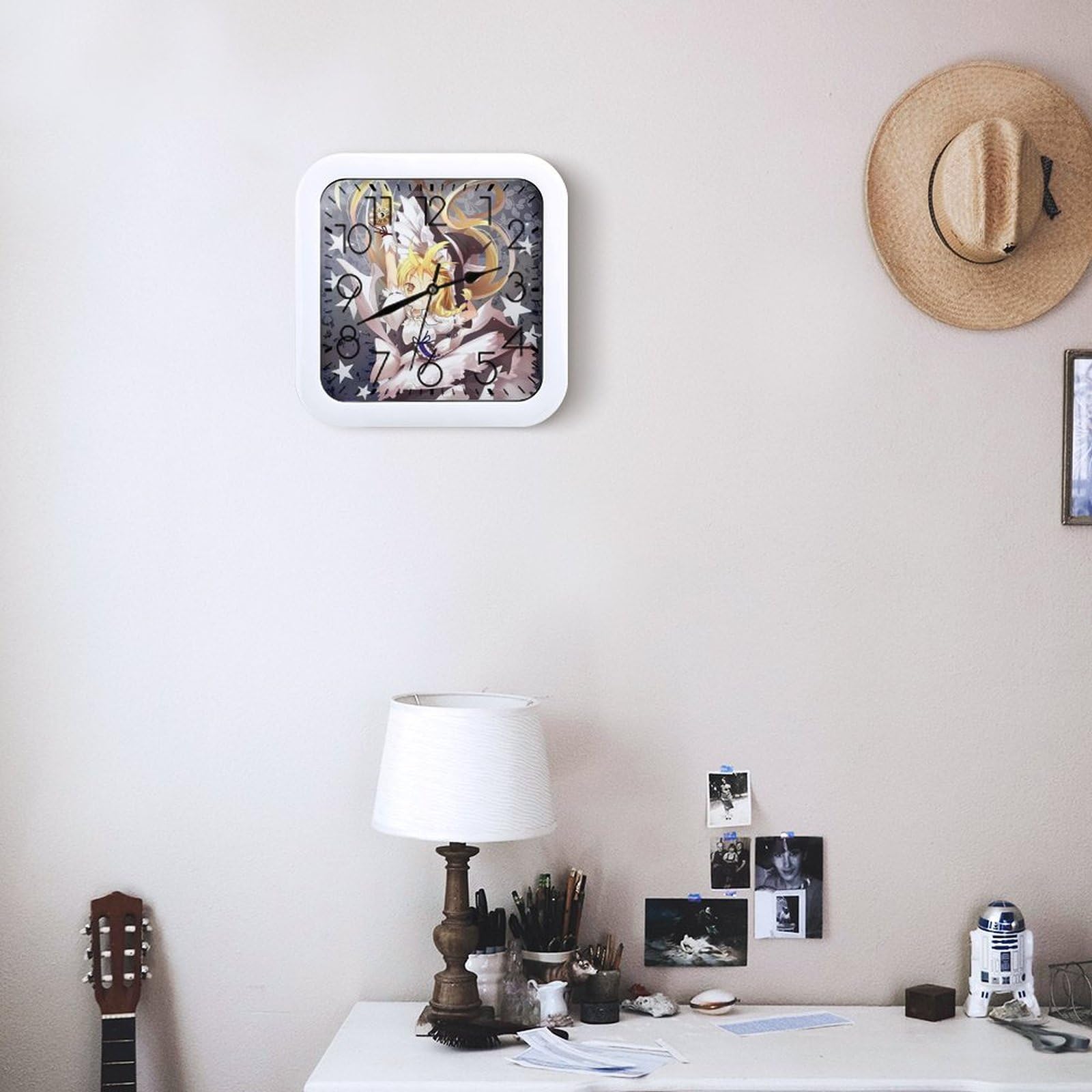 東方project 霧雨魔理沙　掛け時計　クロック　WC5 Amazon.co.jp: 東方 霧雨魔理沙 壁掛け時計 掛け時計 ラウンド