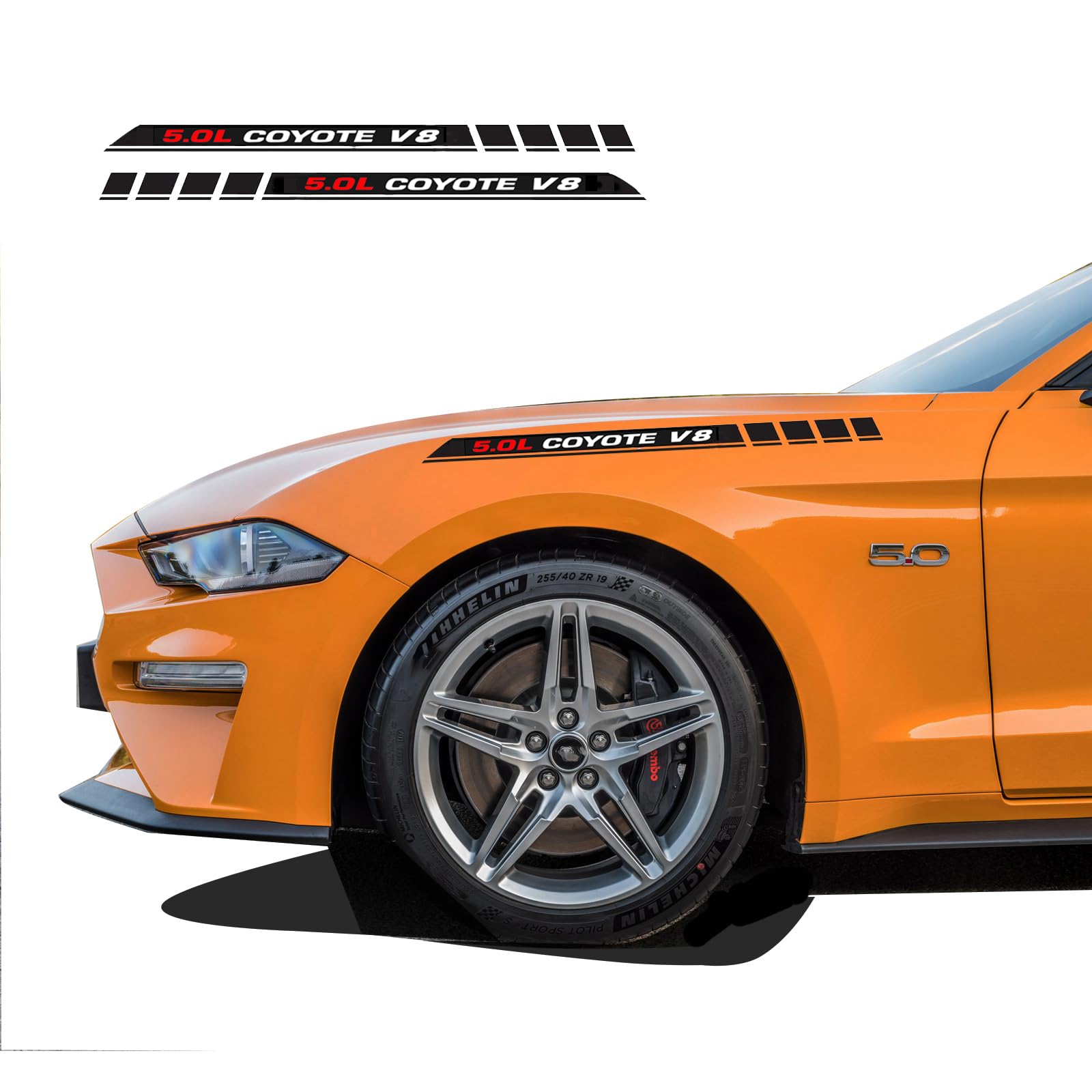 Inscription Switch Insignia De Motor '2.0L' En Cromo Y Metal Rojo Para Capó, Puerta O Maletero - Estilo Tuning Para Personalizar Tu Coche Nevera Coche