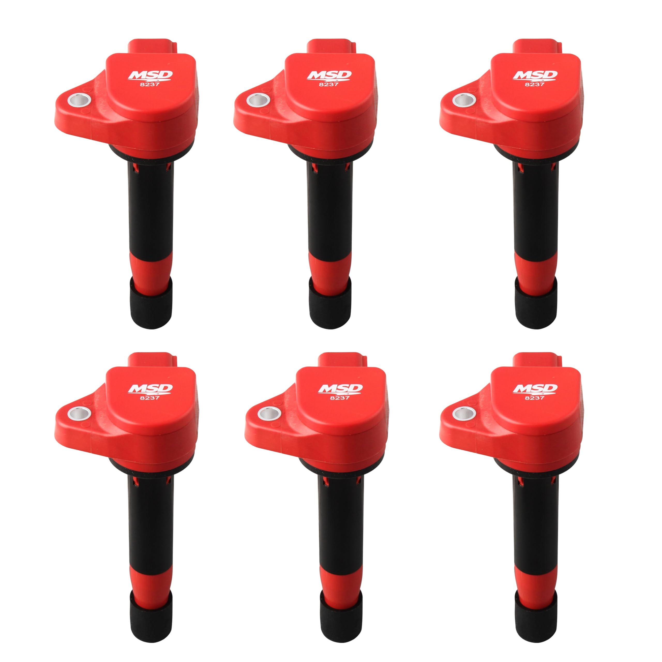 Amazon.com: MSD 82376 Ignition Coil Blaster Series, Red, 6-pack