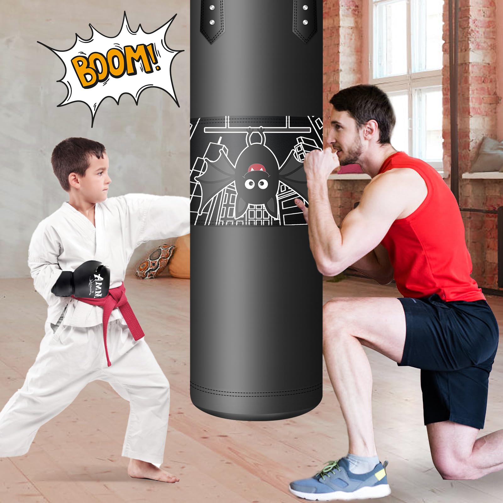 3-12 lat MMA Kickboxing Boxing Karate Muay Thai Karate Fight Home Gym Judo Trening Taekwondo Zestaw do ćwiczeń z dziurkowania