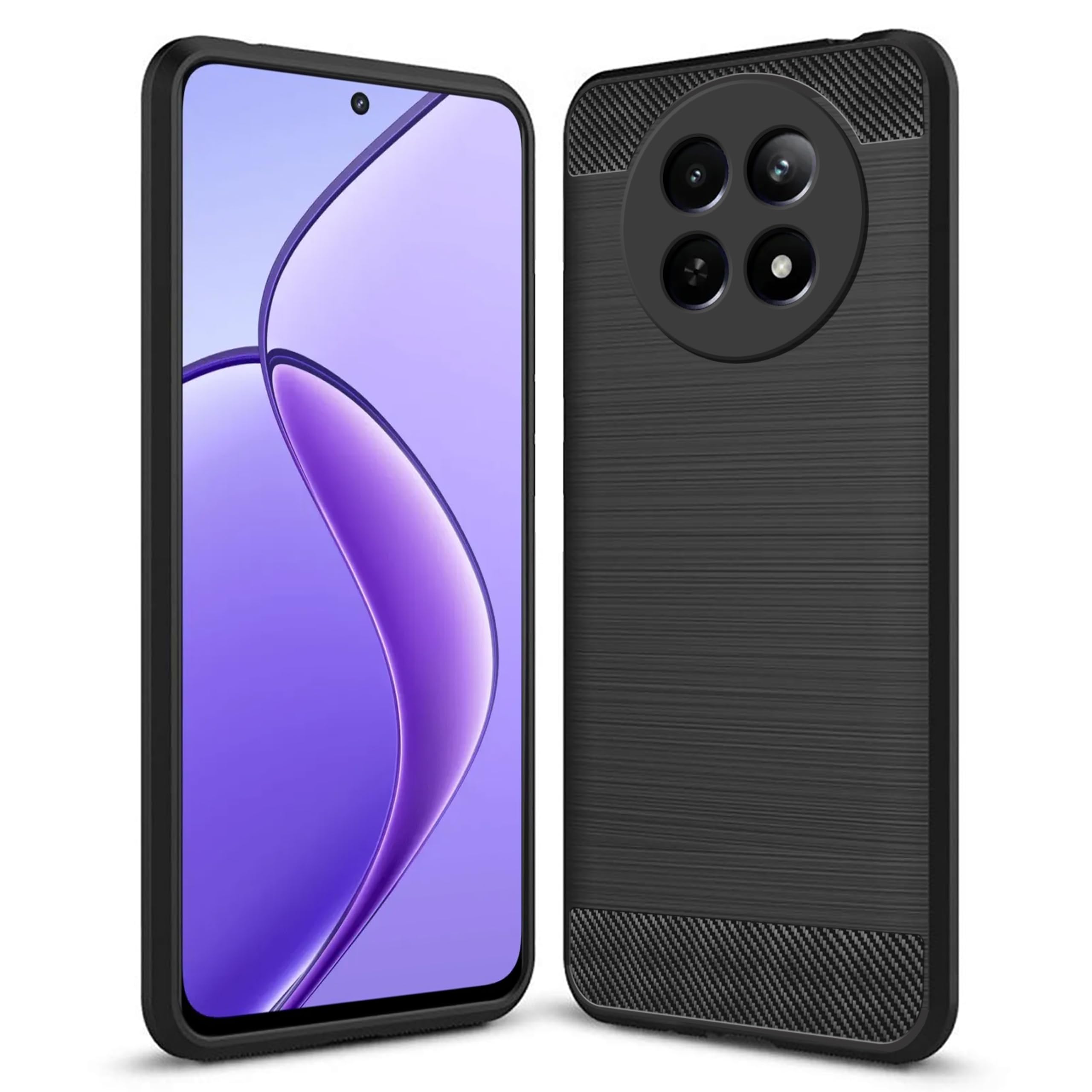 Amazon Brand - Solimo Back Cover for Realme 12 5G (Silicone_Black) (B0CXY4CNB1) Amazon Price History, Amazon Price Tracker