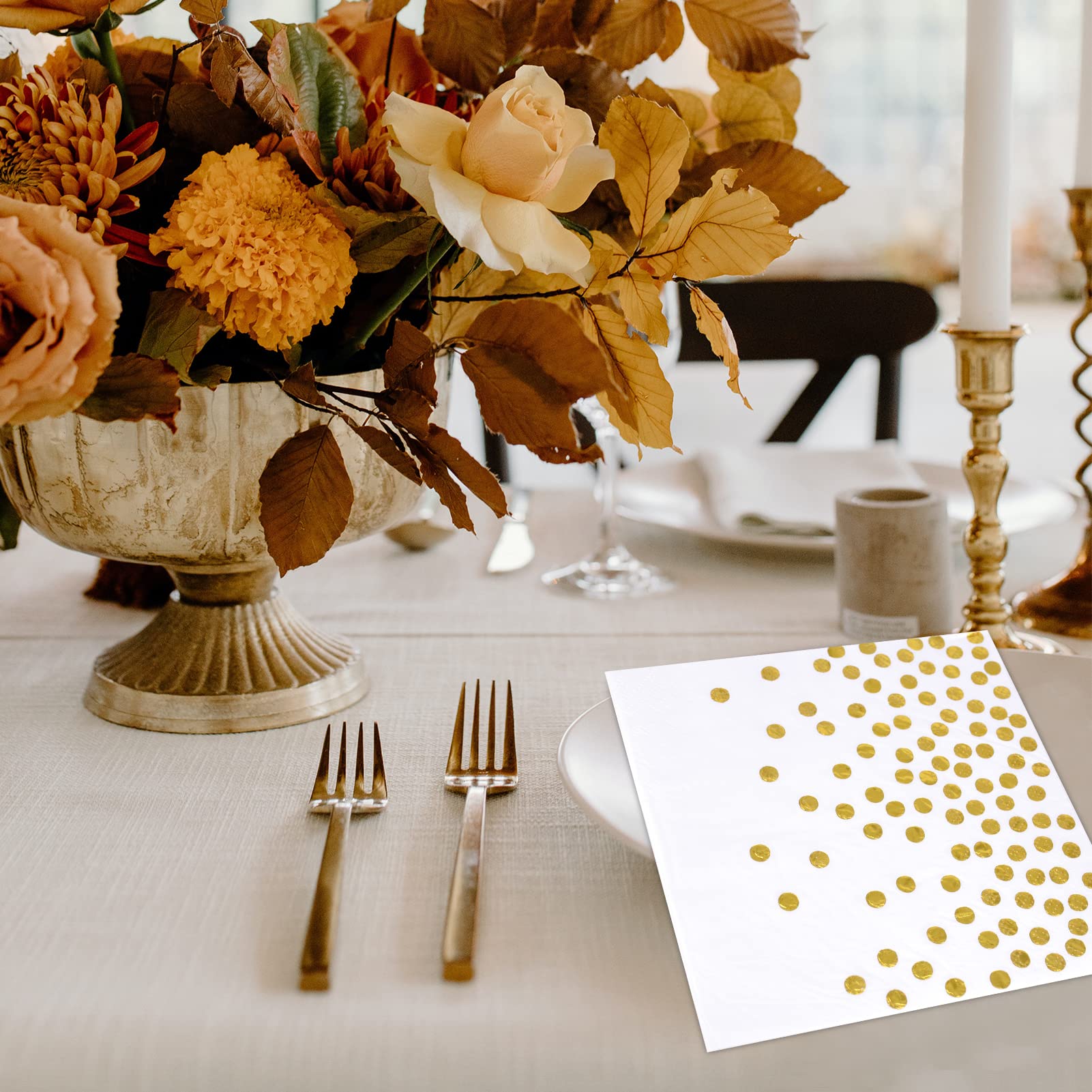 TOPWAYS 21 Anni Compleanno Decorazioni Tovaglioli, 40 pezzi Oro Nero Tovaglioli di Carta per Festa di decorazioni Compleanno 21 anni Ragazzo Ragazza Uomo Donna (21 anni