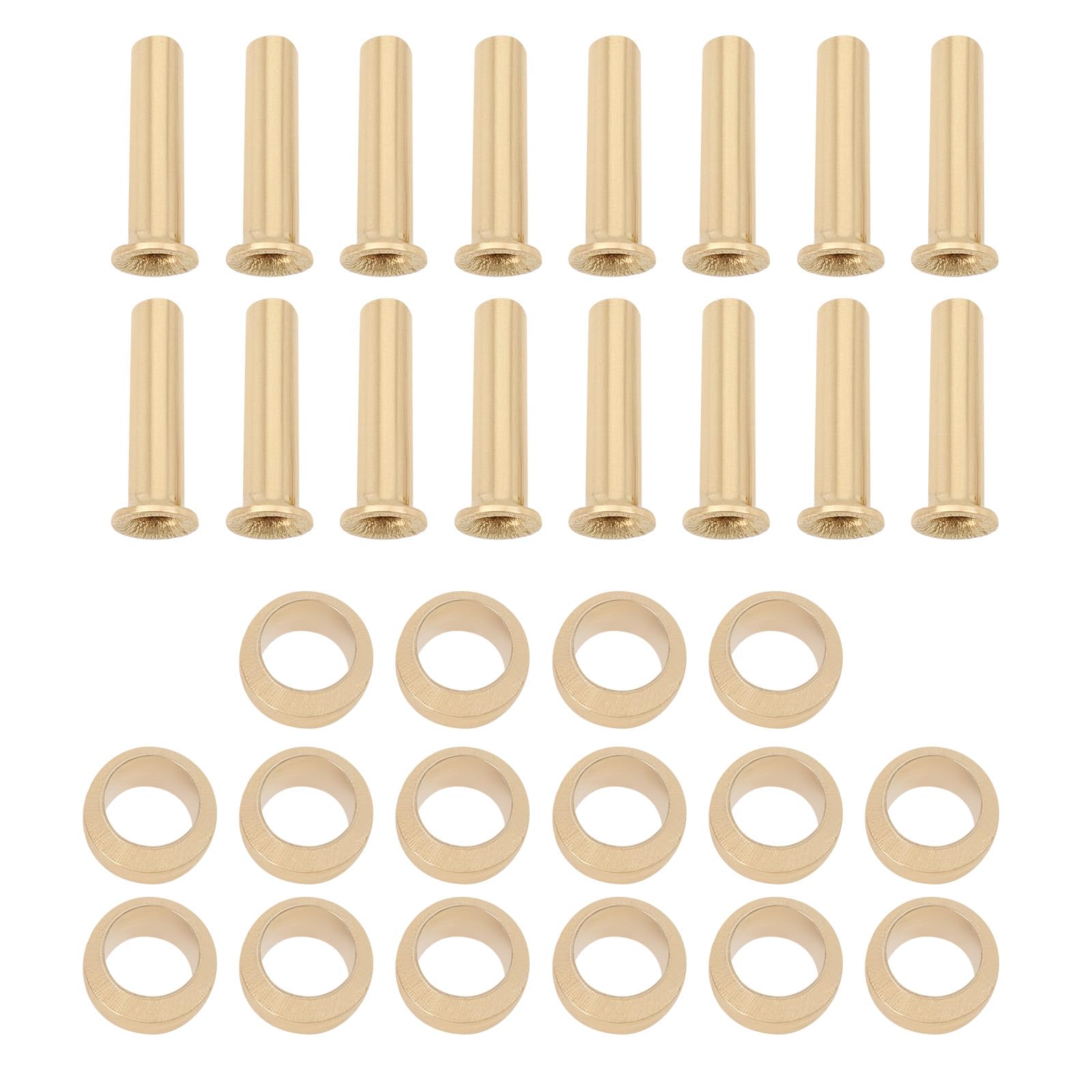 Lt Easiyl Pack Of 60 Brass Compression Sleeves Ferrules 4Mm Tube Od Brass Ferrule Fitting And Hose Insert Kit For Air Water Gas Pipe Suitable For Connecting 4Mm Pipe