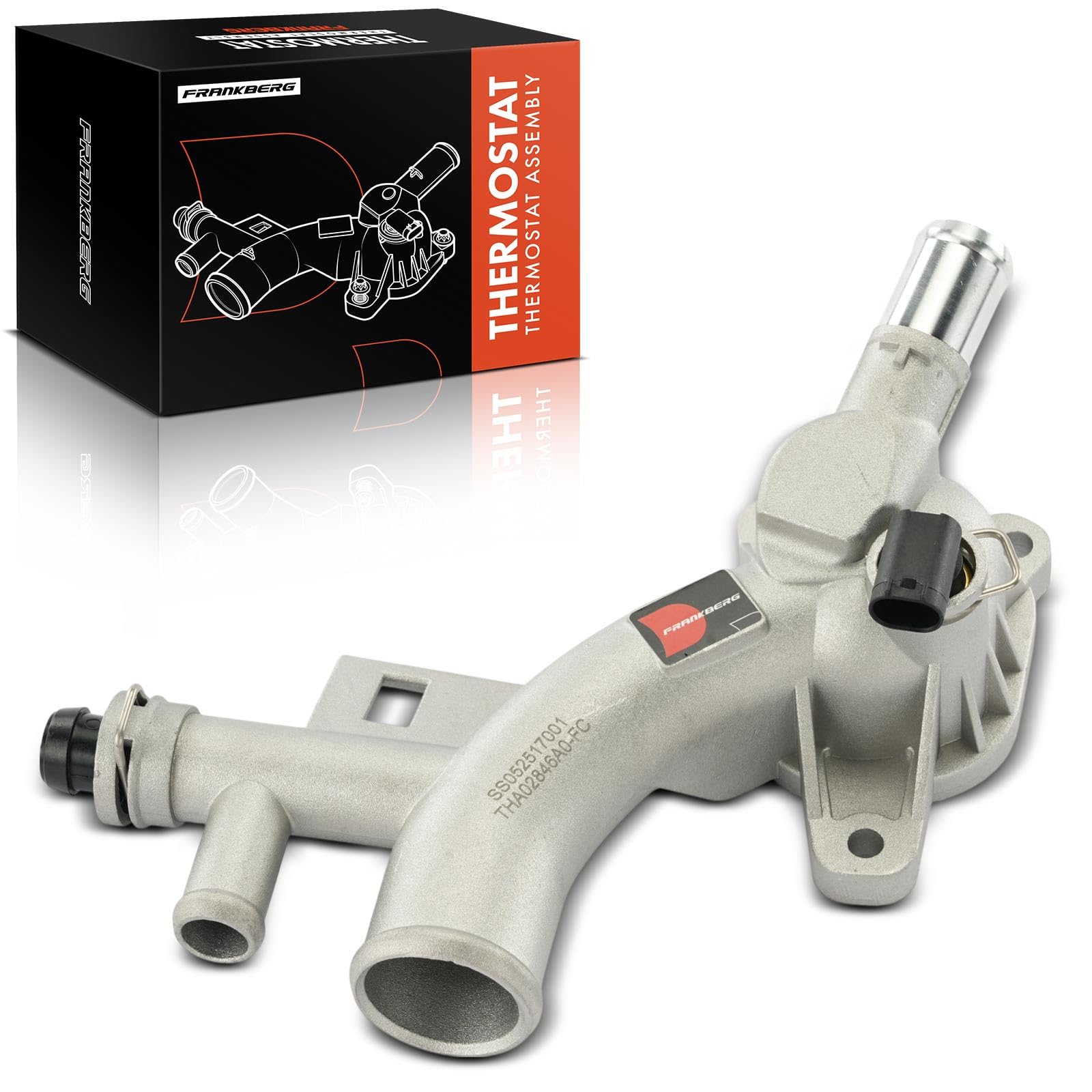 Frankberg Tubo di distribuzione del riscaldamento Uscita tubo Benzina Compatibile con Mokka/Mokka X J13 1.4L Zafira Tourer C P12 1.4L Meriva B MPV S10 1.4L Adam M13 1.4L Astra J GTC 1.4L 902-846