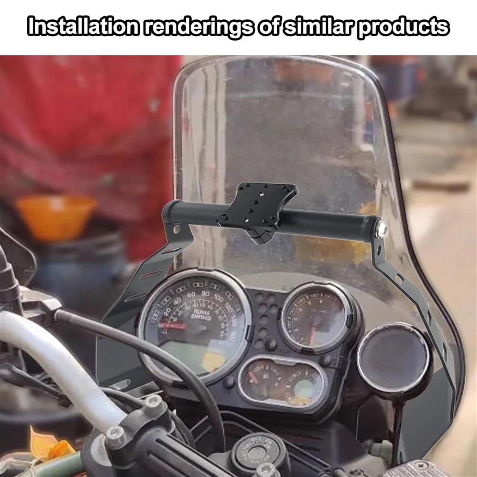 Soporte Móvil Bicicleta para Royal para Enfield para Himalayan para BS6 2021 2022 2023 Soporte De Montaje para Soporte GPS Navegación Teléfono Móvil Accesorios Motocicletas Soporte Teléfono Bici