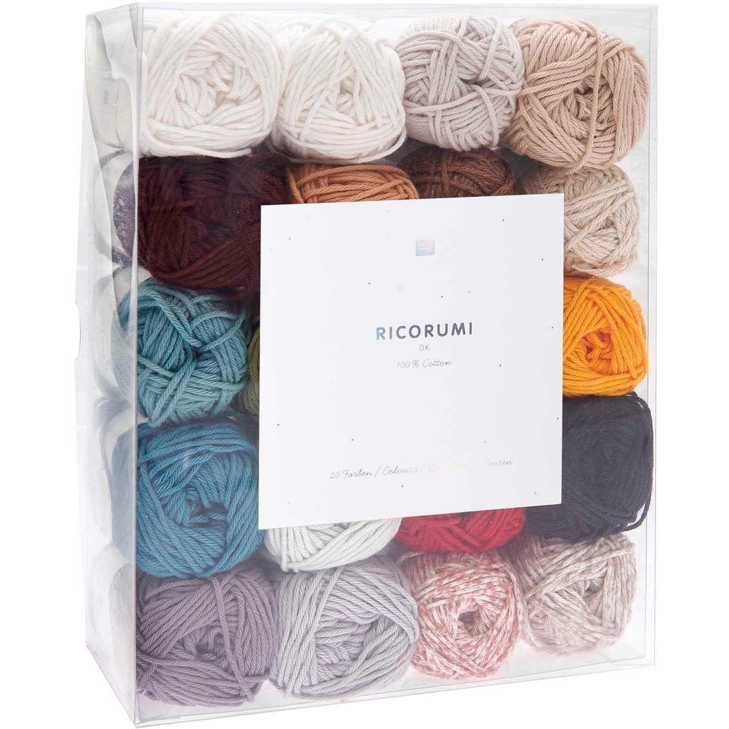 Ricorumi Set 20'li "Wichtelwelt", 16x Ricorumi dk, 2x Ricorumi Twinkly Twinkly, 2x Ricorumi Sprey