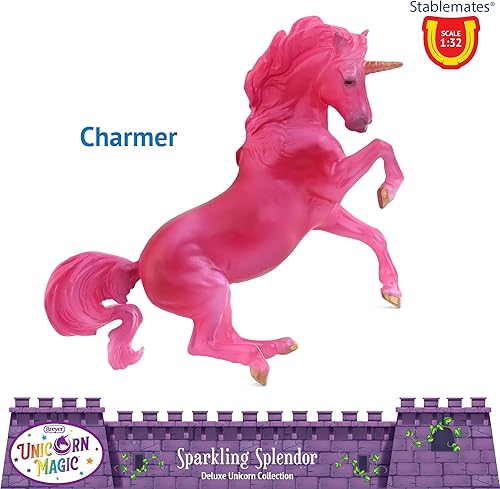 Miniatura 4 de Breyer Horses Stablemates Sparkling Splendor Deluxe Unicorn Set  Juego de 8 unicornios  Juguete de unicornio  Figuras de caballo  3.75 x 2.5