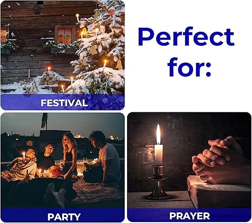 Miniatura 10 de Dinil Juego de 20 velas de hechizo negro y campanilla  Mini velas cónicas prémium para rituales, oración, cumpleaños, meditación, altar, hechizos,