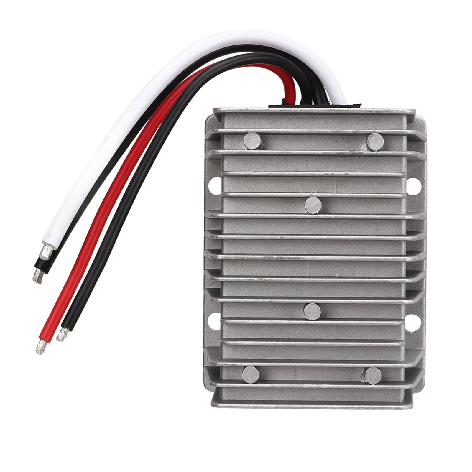 Tbest Przetwornica Napięcia 24V na 12V 40A 480W DC, Regulator do zastosowań | Overload , for cart truck LED lights, stable DC transformer, metal housing