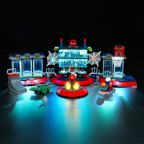Miniatura 3 de BrickBling Kit de luces LED para el edificio Spiderman Lego (solo luces, sin Lego), iluminación para Lego 76175, decoración genial de bricolaje,