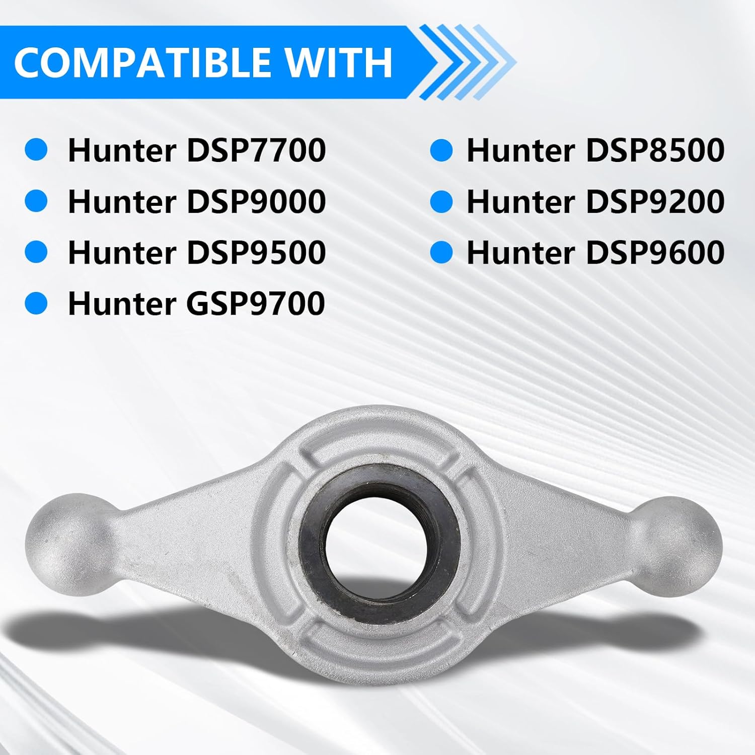 812103 Wheel Balancer Hub Wing Nut with 40mm X 8mm Thread Pitch Shafts for Hunter DSP, Compatible with DSP7700, DSP8500, DSP9000, DSP9200, DSP9500, DSP9600, GSP9700