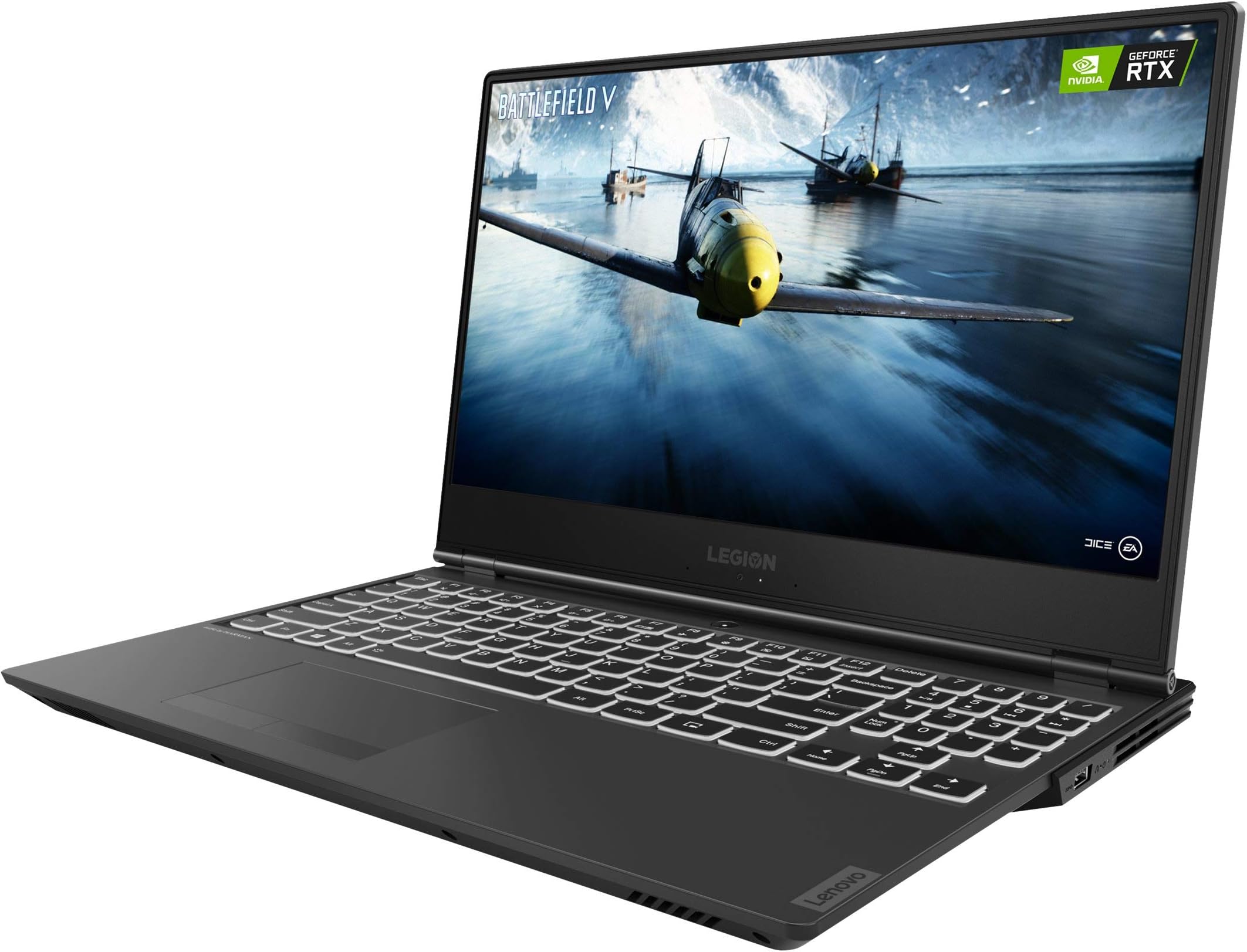 Lenovo Legion Y540 15.6" Full HD 60Hz Gaming Notebook Computer, Intel Core i7-9750H 2.6GHz, 16GB RAM, 256GB SSD, NVIDIA GeForce GTX 1660 Ti 6GB, Windows 10 Home, Raven Black