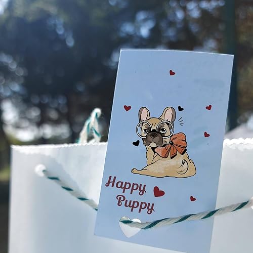 Miniatura 3 de GLOBLELAND Sellos transparentes para perros de bulldog francés, sellos de goma transparente para perros y amigos, sellos de goma para álbumes de