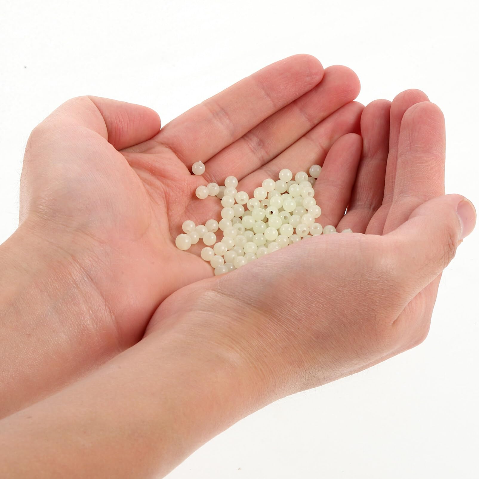 VANZACK Fishing Lure Beads 200pcs Luminous Night Fishing Beads Practical and Safe for Long-Term Use