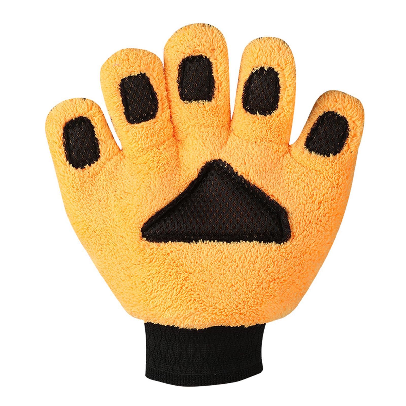 Geavonyg Professional Car Cleaning Glove Five Finger Mitt Ideal for Stubborn Stain Professional Detailing Mitt