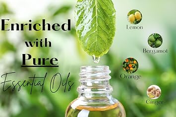 Organic Poke Root Castor Oil | Vegan Lymphatic Support | Cysts, Boils, Fibroids, Swollen Lymph Nodes, Breast & Joint | Natural Deep Tissue Massage | Made in The USA (1oz, Citrus Spark)