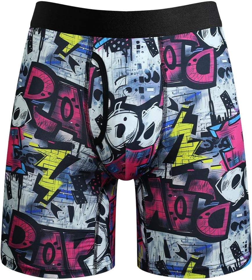 Men's Boxer Briefs Fast Dry Performance Sport Underwear No Ride-up Athletic Boxer Brief for Men,Multi-packs Available - Image 3