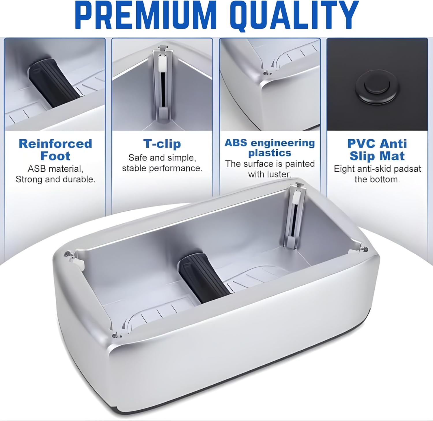 Shoe Cover Dispenser Machine with 100 Disposable Shoe Covers and 1 shoes washing bag, Portable Shoe Cover Dispenser, Non-Slip Waterproof Auto Shoe Cover Machine for Home, Office & Factory Use