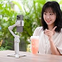 Vista 5 de FeiyuTech VB4SE - Estabilizador de cardán de 3 ejes para teléfono inteligente para iPhone y Android, cardán compacto plegable para grabación