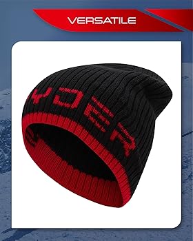 Spyder Knit Mens Beanie - Lightweight Slouchy Beanie for Men Warm