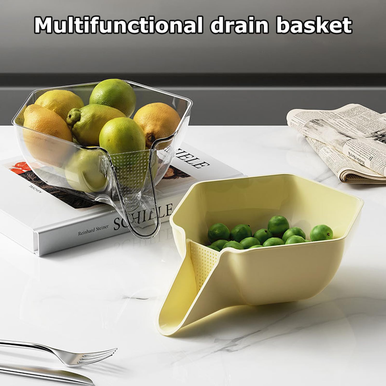 Xijobido Spülsieb Für Die Küche - Selbstreinigender Abfalleinsatz Für Lebensmittelreste