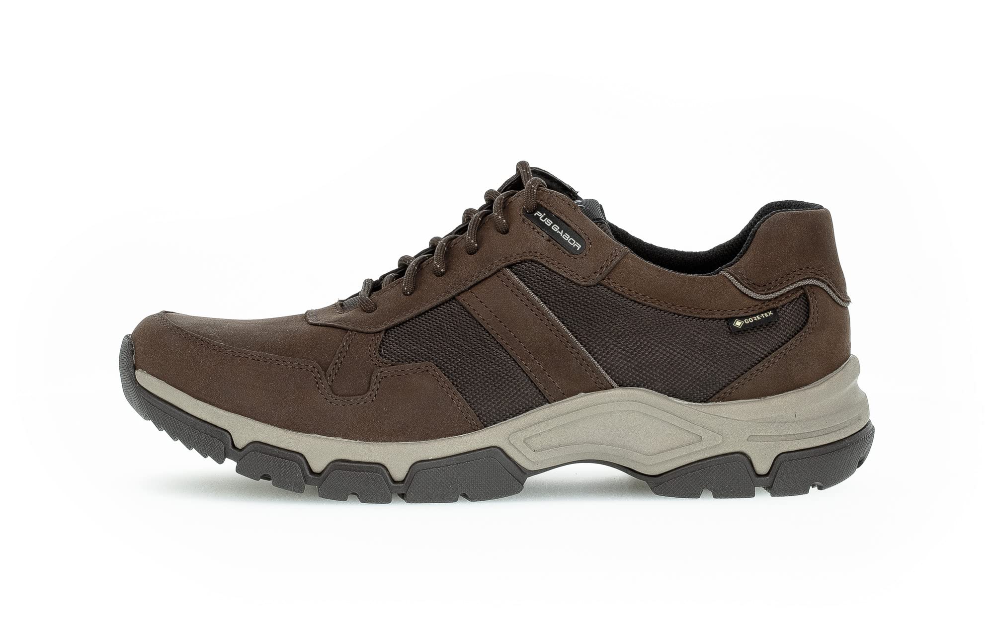 Pius Gabor Hombre Zapatillas, de Caballero Zapatillas Bajas,Gore-Tex, Cuero Certificado, Plantilla Intercambiable