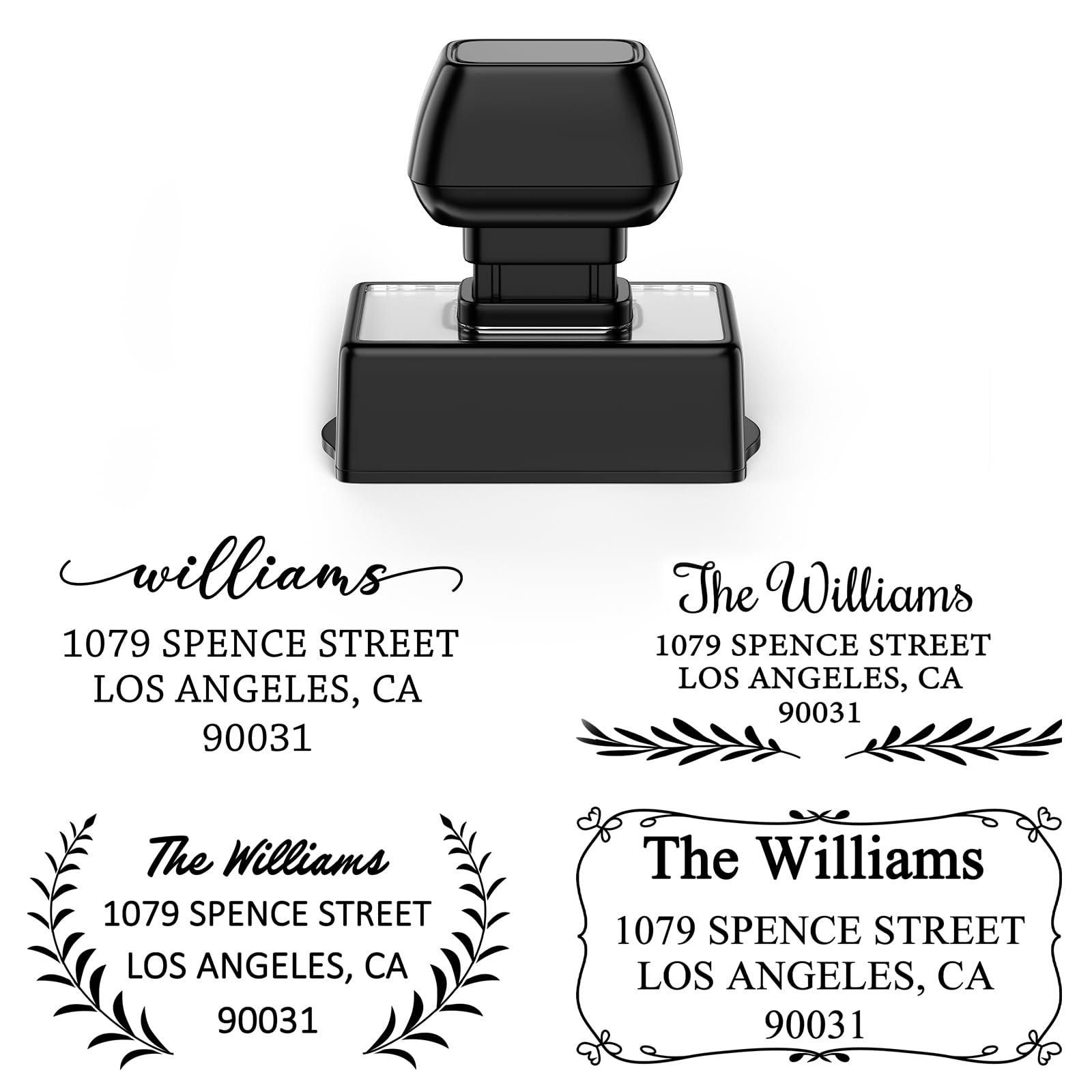 TechMark Personalized Return Address Stamp Self-Inking
