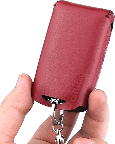 Cadtealir Funda de piel de vaca italiana para llavero compatible con Mazda CX-5, CX-50, CX-3, CX-30, CX-9, CX-90
