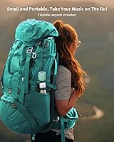 Vista 6 de Altavoz impermeable, pequeño altavoz Bluetooth con sonido estéreo y graves robustos, mini altavoces con llamada manos libres, IPX7 impermeable