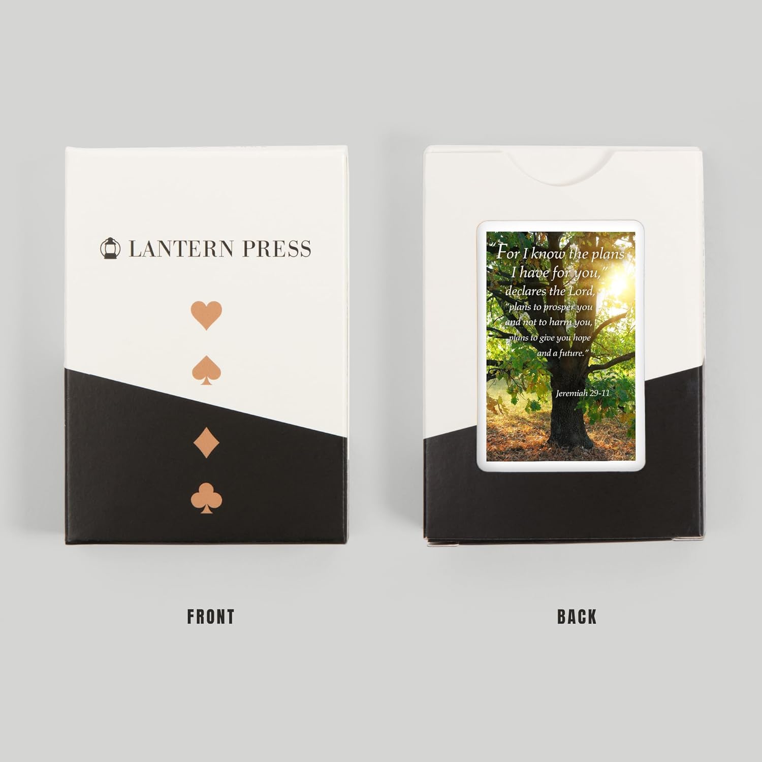 Lantern Press Jeremiah 29:11, Inspirational, 52 Playing Cards for Adults, Poker Size Card Deck